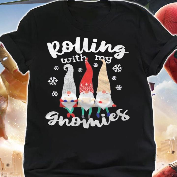Funny Rolling With My Gnomies Christmas Gnomes Shirt shirt