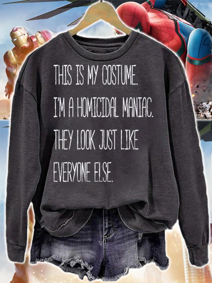 Im A Homicidal Maniac Premium Halloween Shirt