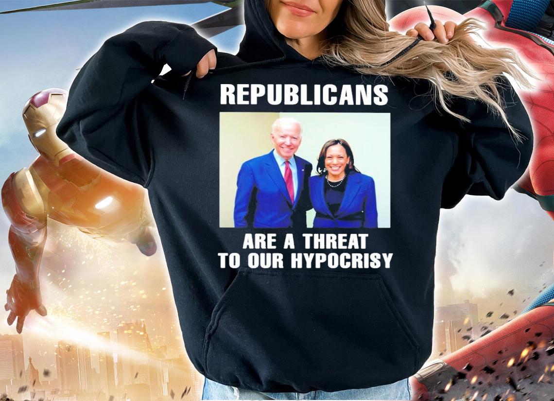Joe Biden And Kamala Harris Republicans Are A Threat To Our Hypocrisy Shirt