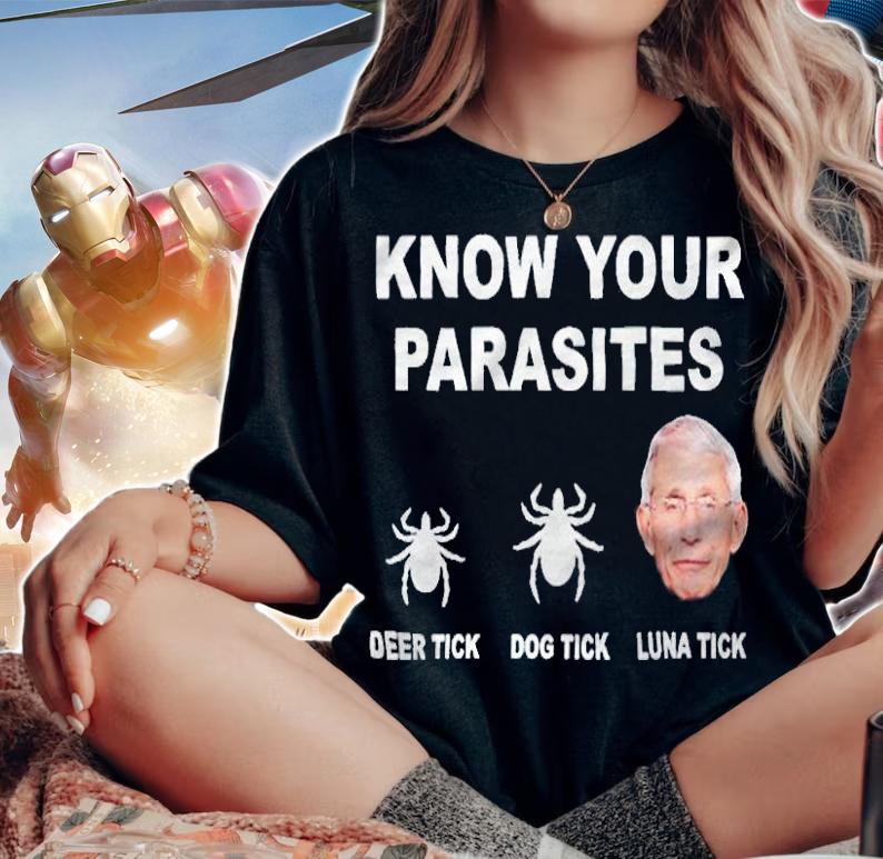 Know your parasites deer Tick Dog Tick Luna Tick T-shirt