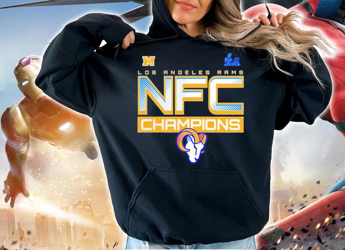 Los Angeles Rams NFC Champions Iconic Slant 2021 Shirt