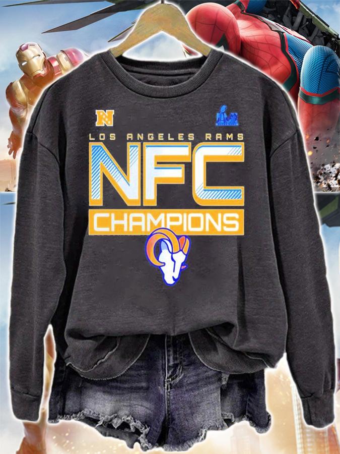 Los Angeles Rams NFC Champions Iconic Slant 2021 Shirt