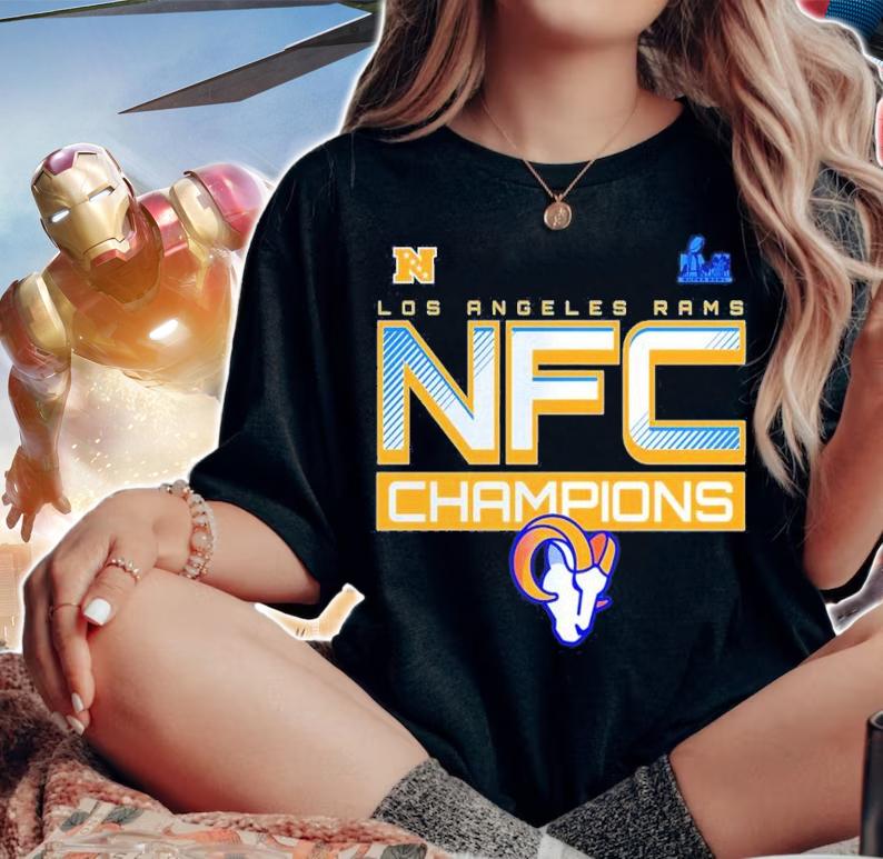 Los Angeles Rams NFC Champions Iconic Slant 2021 Shirt