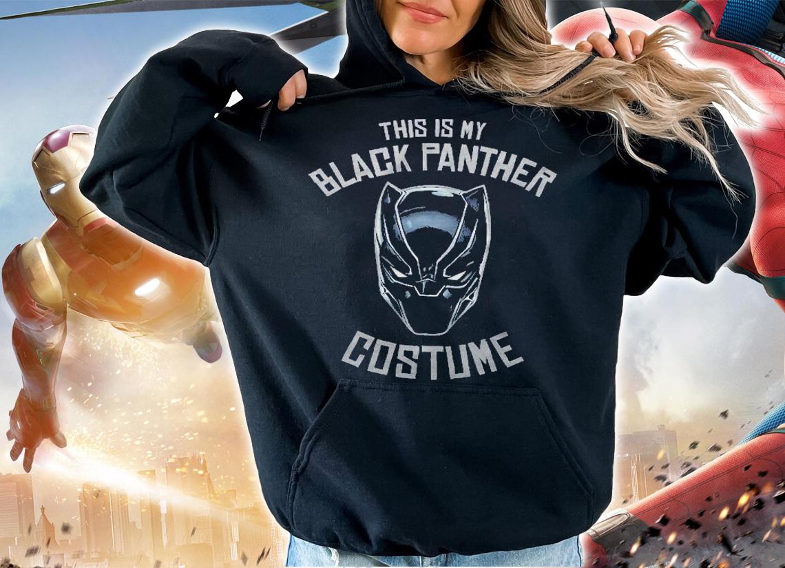 Marvel Black Panther This Is My Costume Halloween Shirt hoodie