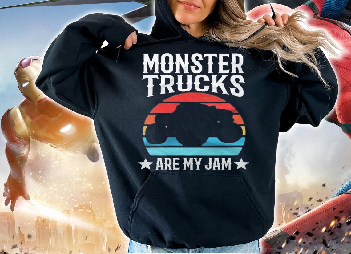 Monster Trucks Are My Jam Monster Truck Shirt hoodie