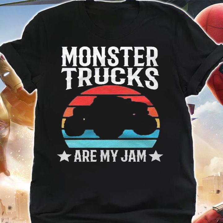 Monster Trucks Are My Jam Monster Truck Shirt shirt