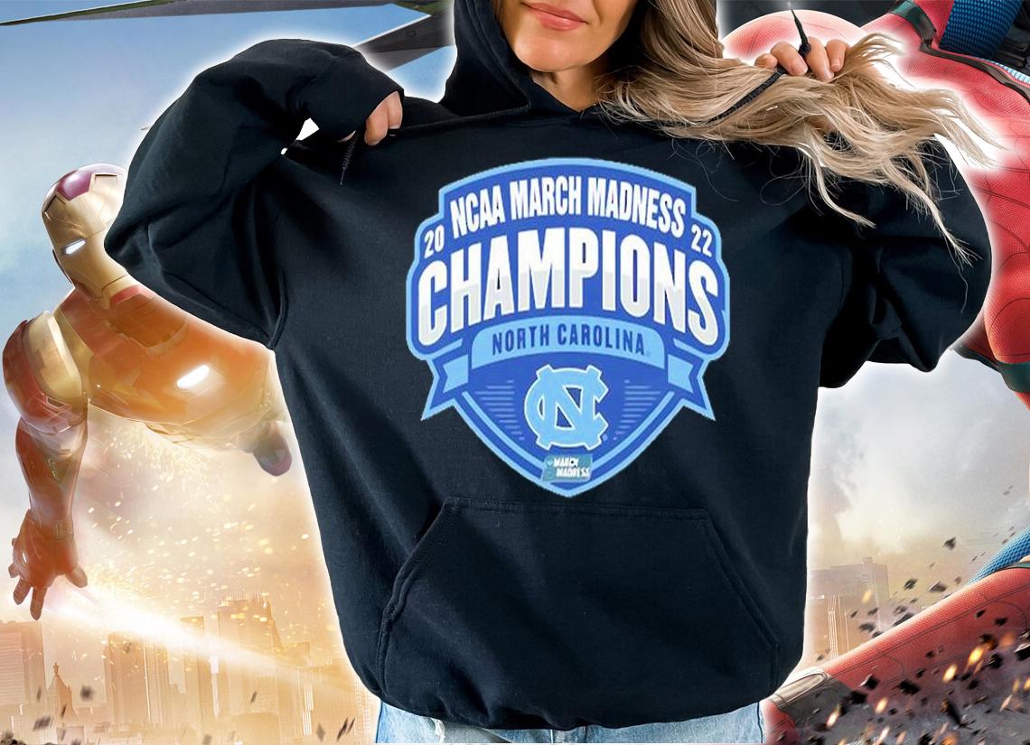 North Carolina Tar Heels Champions March Madness 2022 T-Shirt hoodie