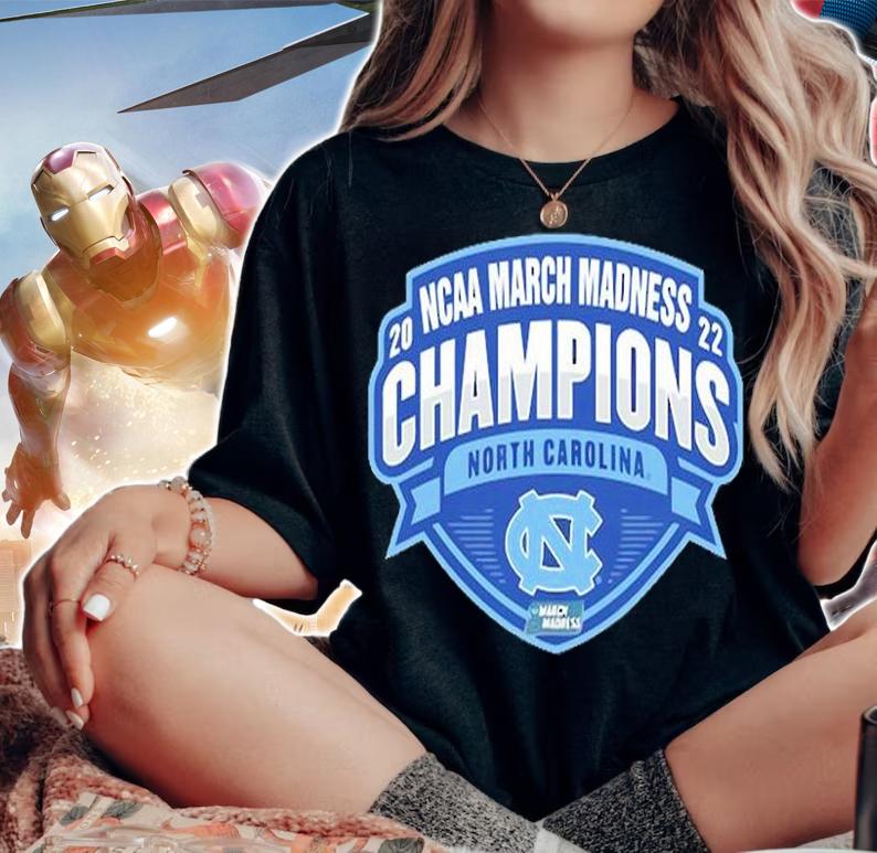 North Carolina Tar Heels Champions March Madness 2022 T-Shirt woman shirt