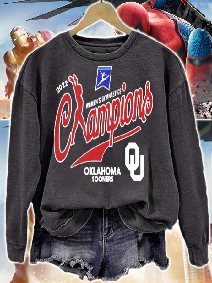 Oklahoma Sooners Women's Gymnastics Champions 2022 Shirt sweatshirt