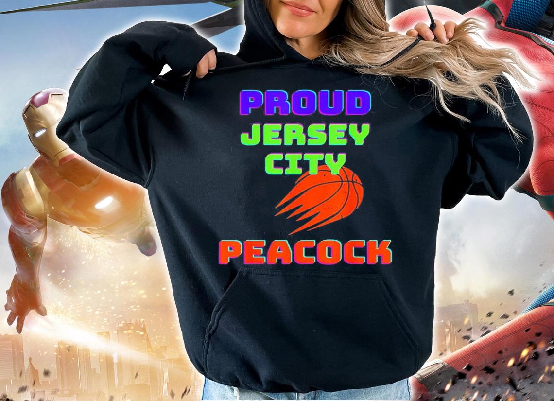 Proud Jersey City Peacock Basketball T-Shirt hoodie
