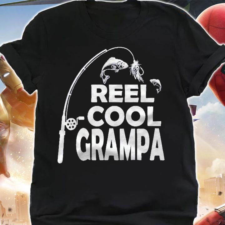 Reel Cool Grampa Shirt Fishing Grandpa Gift Shirt