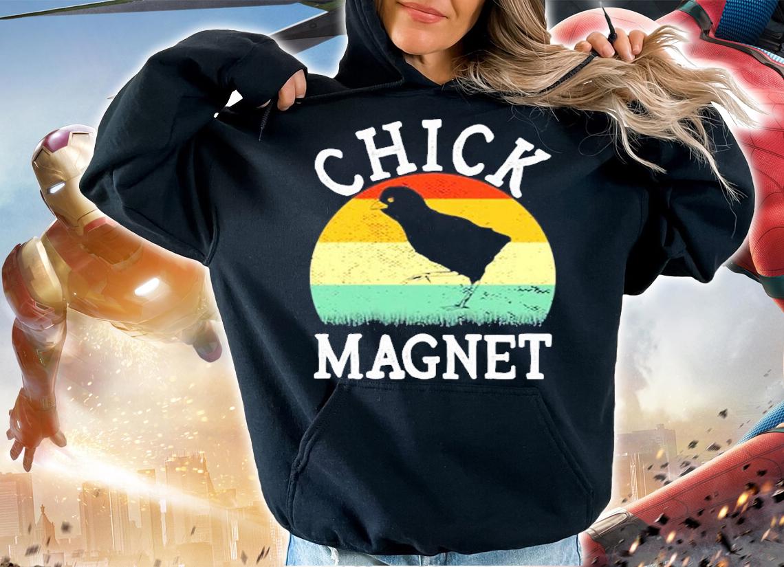 Retro Chick Magnet Gift For Players And Confident People Shirt