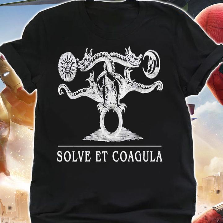 Solve Et Coagula Occult Alchemy Dragon Shirt shirt