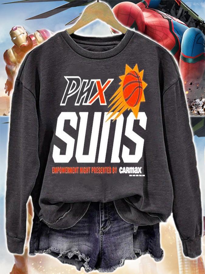 The Phoenix Suns And Mercury Merch Phx Suns Empowerment Night Presented By Carmax T-Shirt sweatshirt