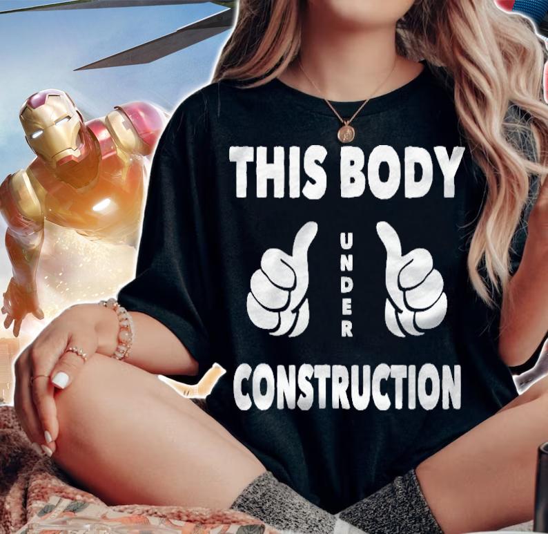 This Body Under Construction Gym Workout Shirt