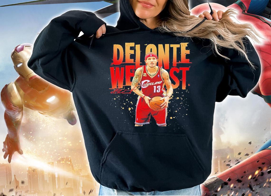 Delonte West basketball signature shirt