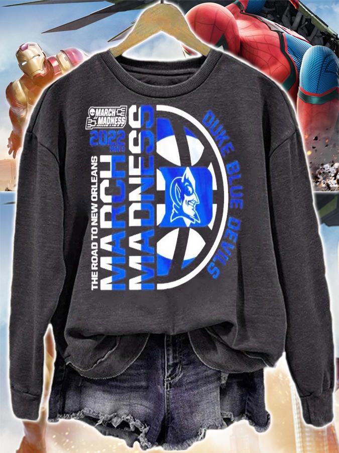 Duke Blue Devils 2022 NCAA March Madness The Road To New Orleans Shirt sweatshirt