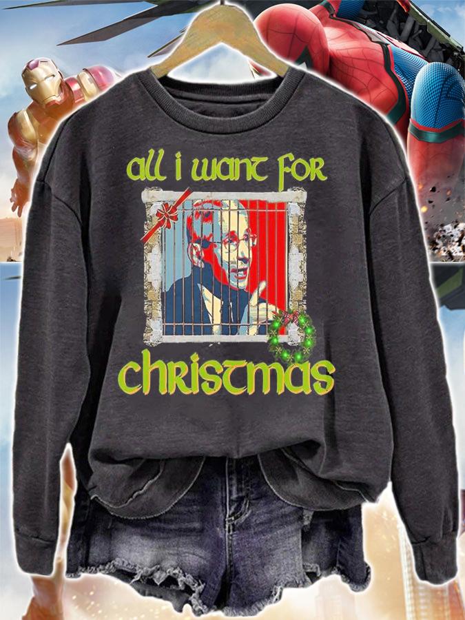 Fire Fauci For Christmas Arrest Dr Fauci Christmas Mandate Poster Vintage T-Shirt