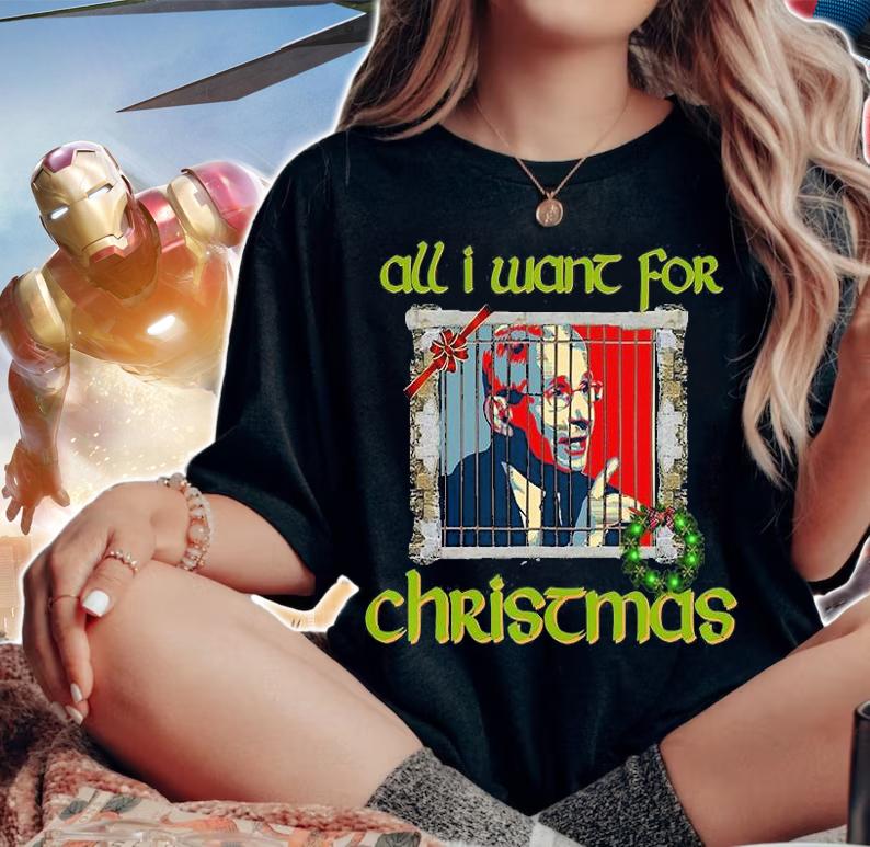 Fire Fauci For Christmas Arrest Dr Fauci Christmas Mandate Poster Vintage T-Shirt