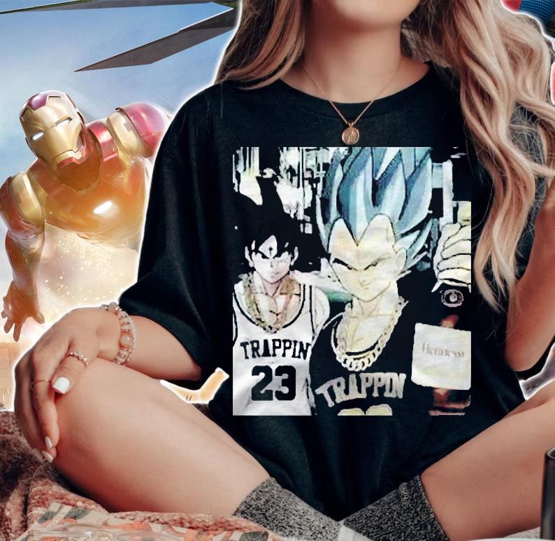 Goku And Vegeta Trappin Classic Tshirt2282 Essential Shirt woman shirt