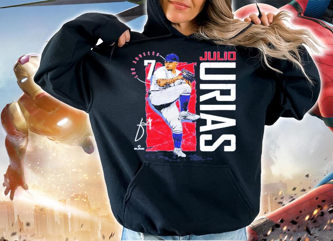 Julio Urias Los Angeles D Vintage Baseball Signatures Shirt hoodie