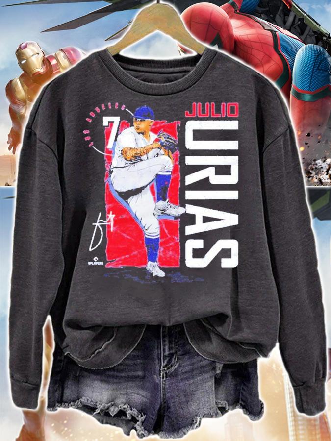 Julio Urias Los Angeles D Vintage Baseball Signatures Shirt sweatshirt