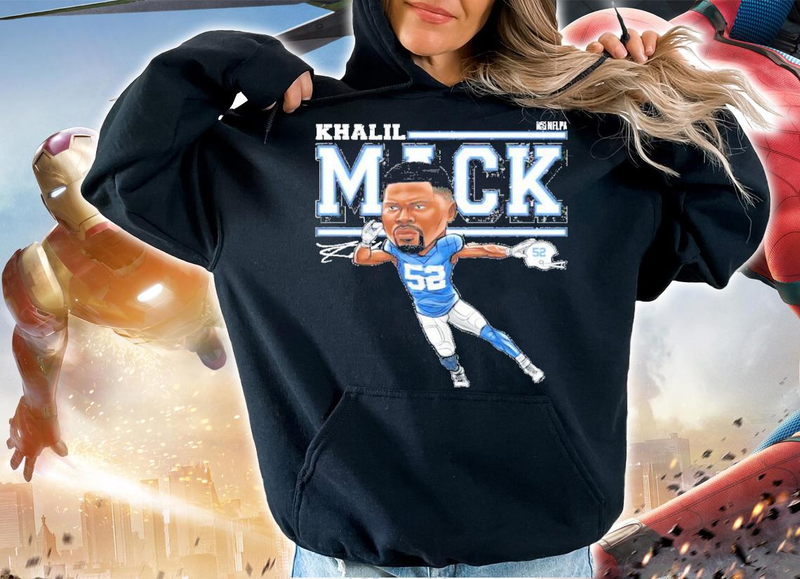 Khalil Mack Los Angeles C Cartoon Football Signatures Shirt hoodie
