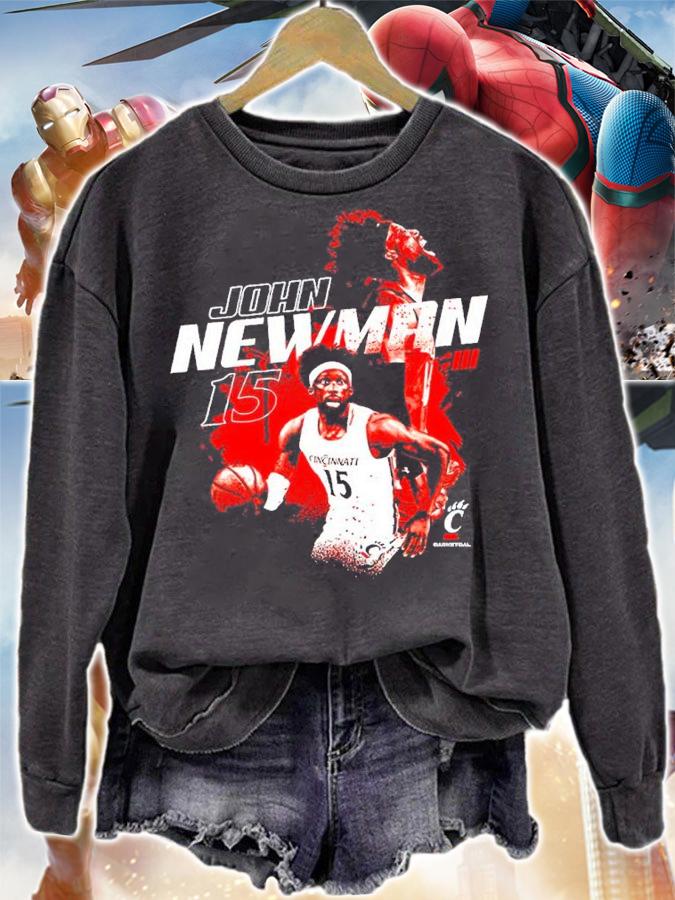 Playmaker John Newman III Cincinnati Basketball Shirt sweatshirt