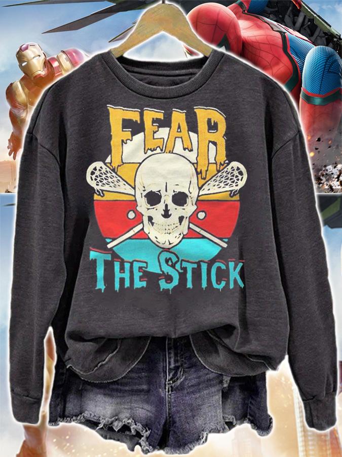 Skull fear the stick T-shirt