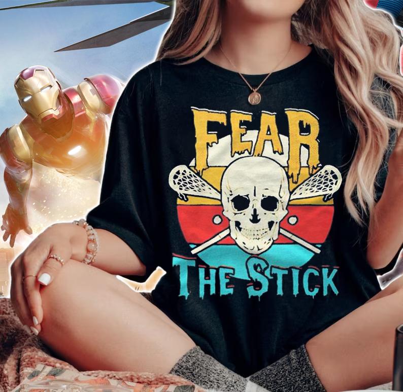 Skull fear the stick T-shirt