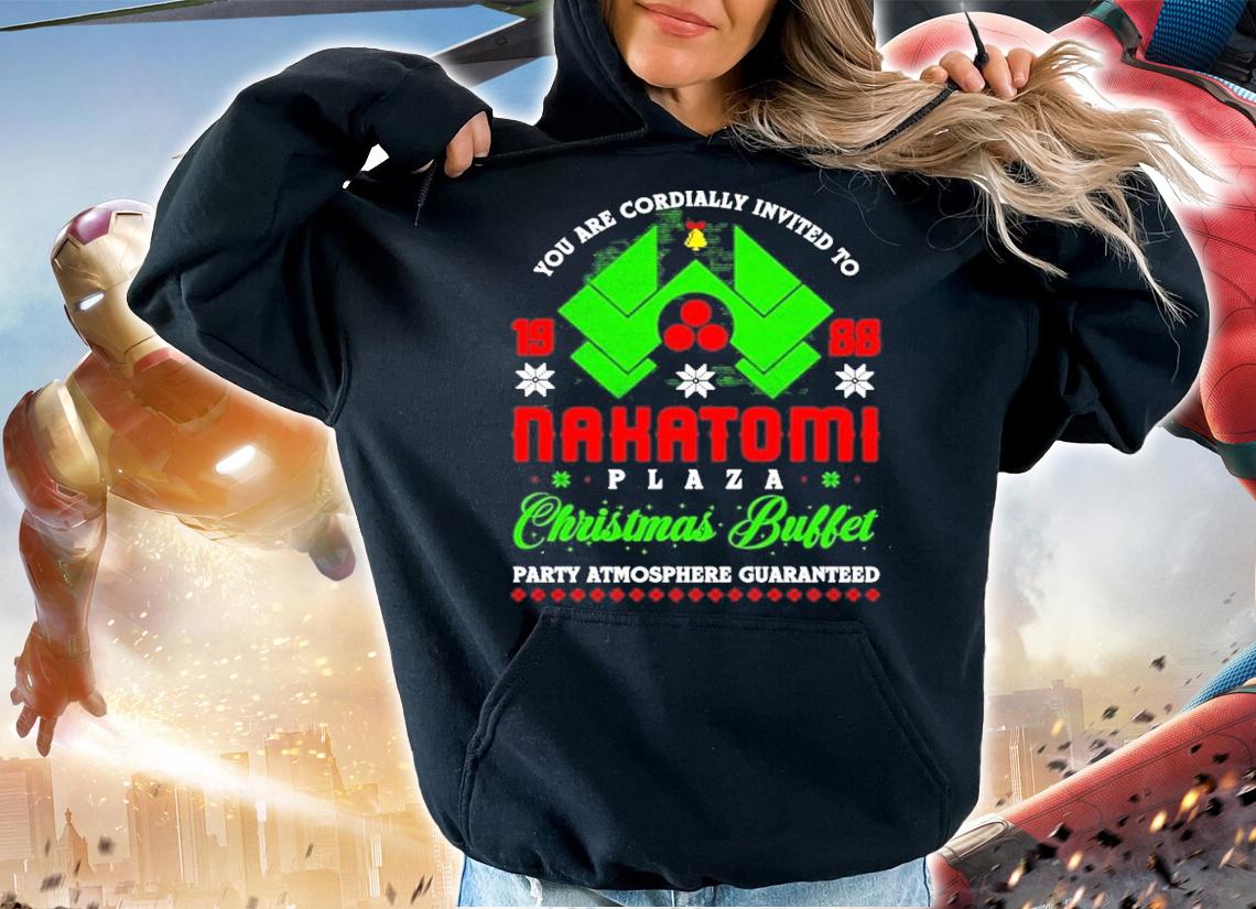 You Are Cordially Invited To Nakatomi Plaza Christmas Buffet Shirt