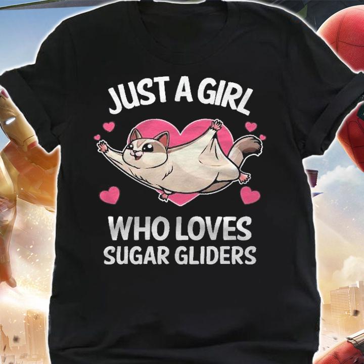 Funny Sugar Glider Design For Girls Women Gliding Animal Shirt shirt