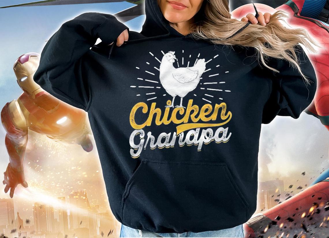 Granddad Chicken Grandpa Funny Poultry Farm Grandfather Gift Shirt hoodie