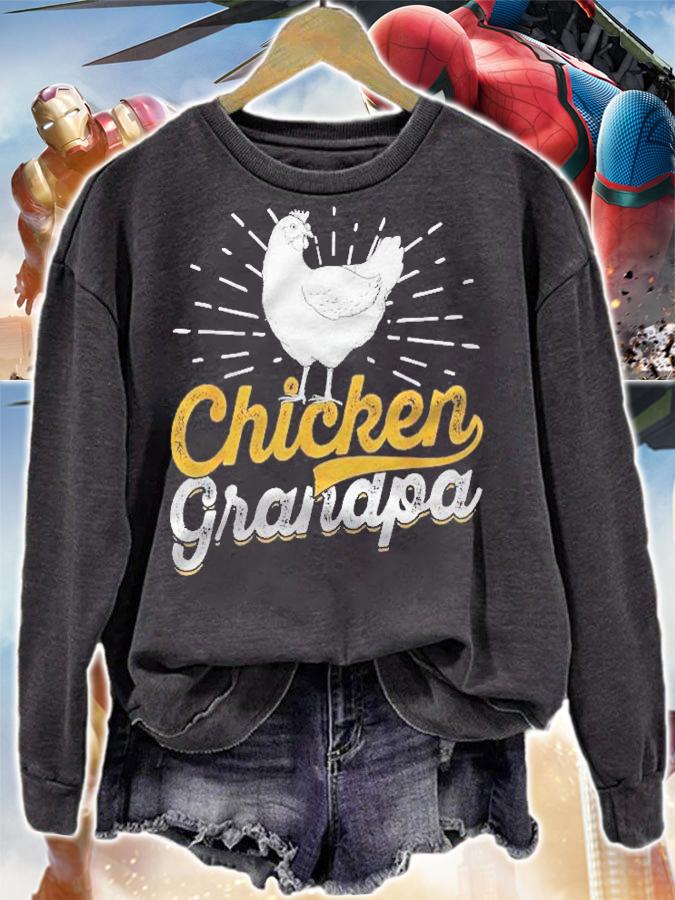 Granddad Chicken Grandpa Funny Poultry Farm Grandfather Gift Shirt sweatshirt