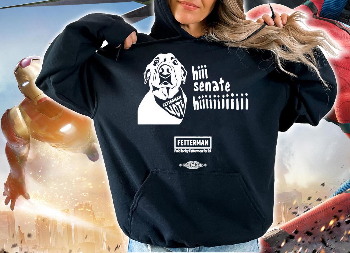 Hi Senate Hii Paid For By Fetterman For PA T-Shirt