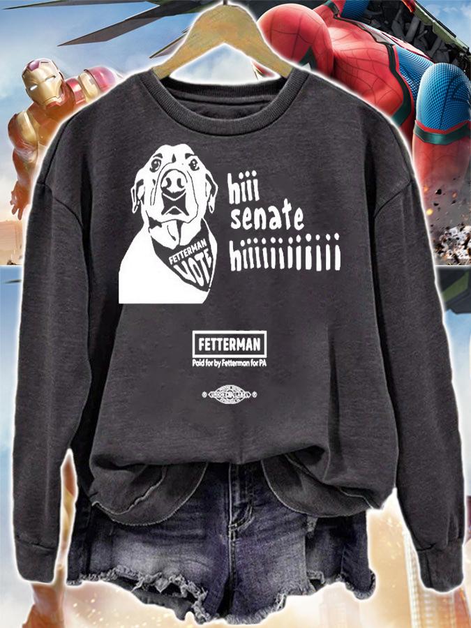 Hi Senate Hii Paid For By Fetterman For PA T-Shirt