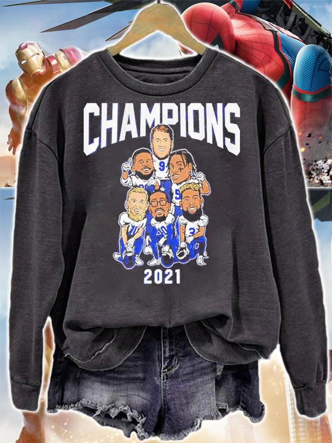 Los Angeles Champs Caricatures 2021 Shirt sweatshirt