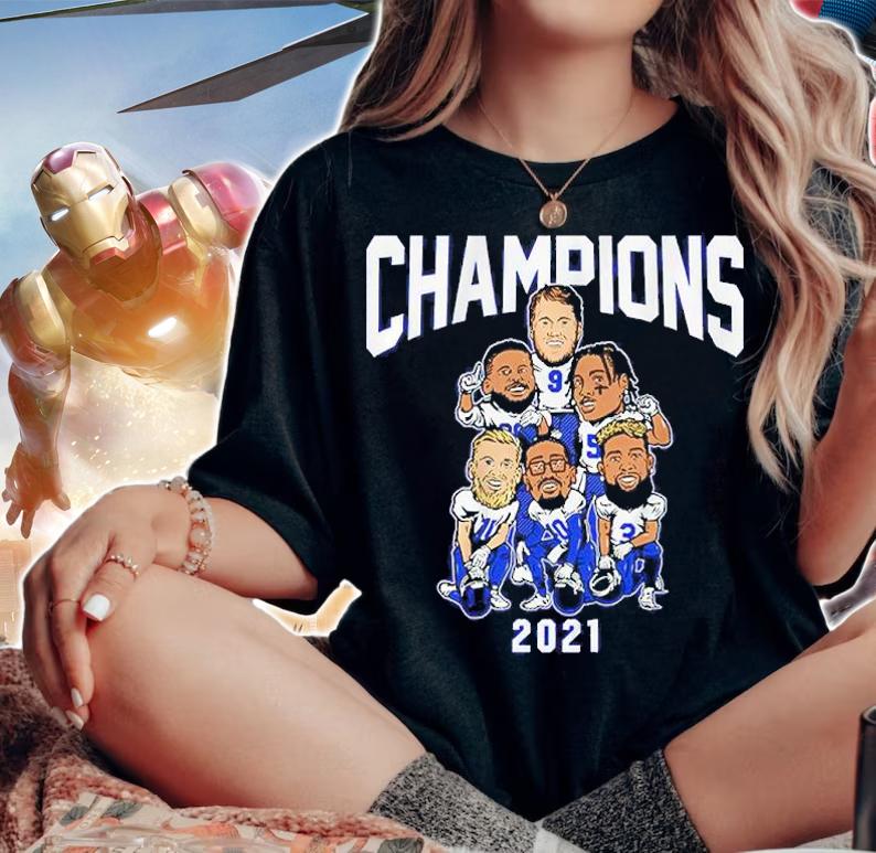 Los Angeles Champs Caricatures 2021 Shirt woman shirt