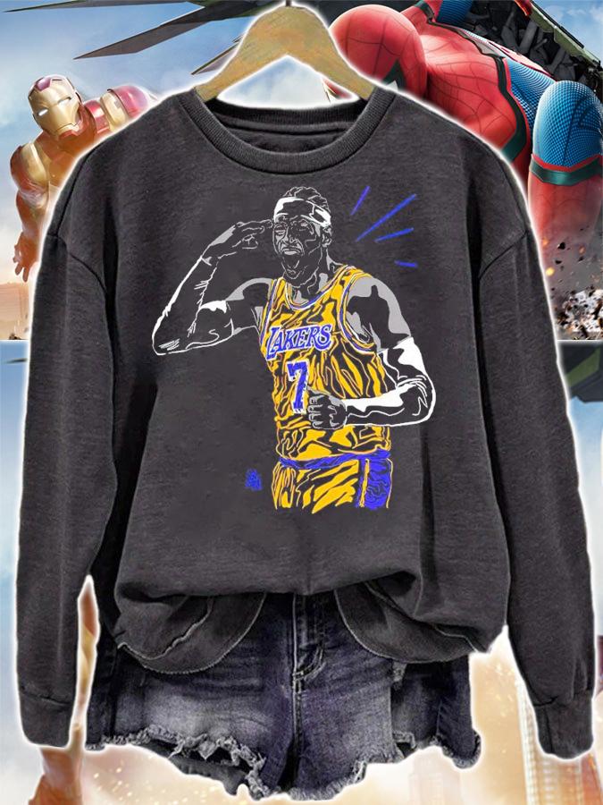 Melo Laker basketball shirt sweatshirt