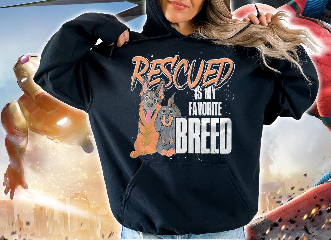 Rescued Is My Favorite Breed German Shepherd Dachshund Dog Shirt