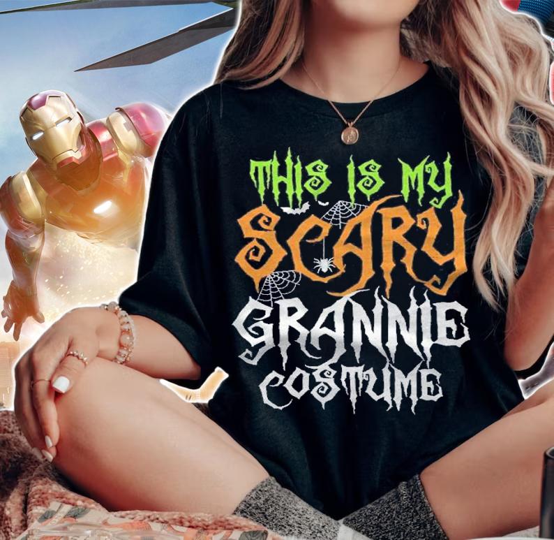 This Is My Scary Grannie Costume Family Halloween Shirt