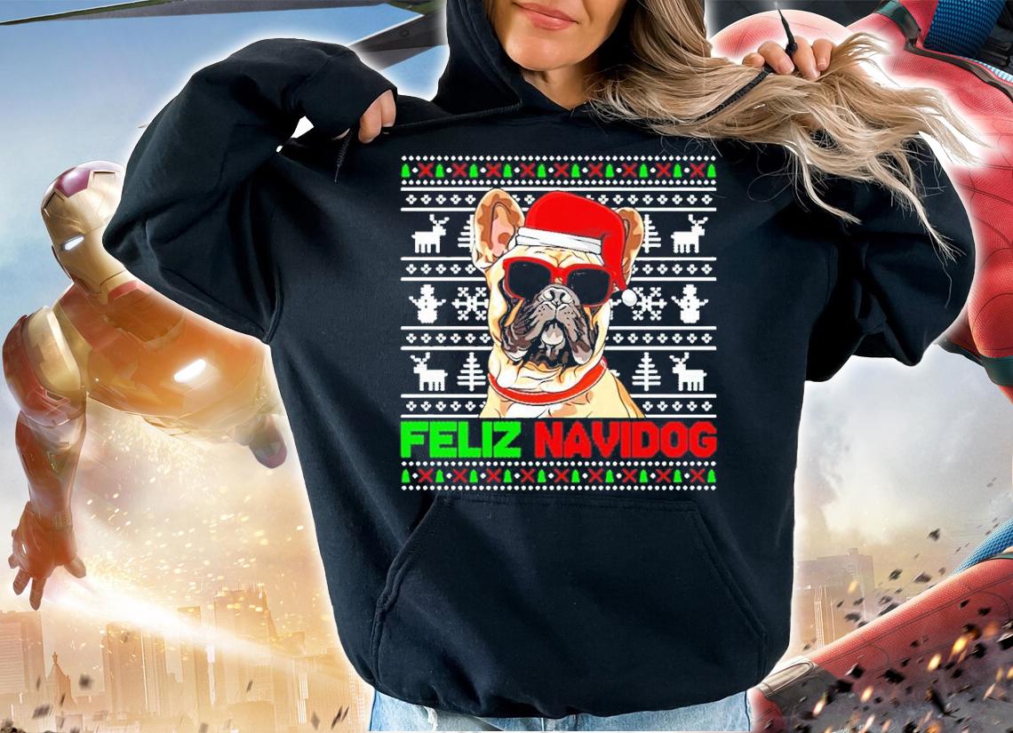 Feliz Navidog Ugly Christmas Shirt hoodie