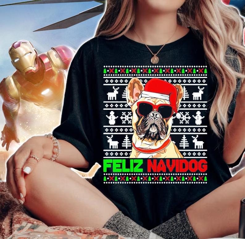 Feliz Navidog Ugly Christmas Shirt woman shirt