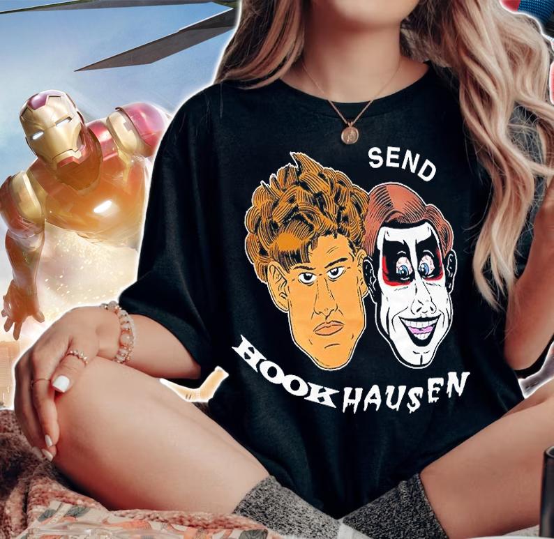Hook And Danhausen Send Hookhausen T-Shirt woman shirt