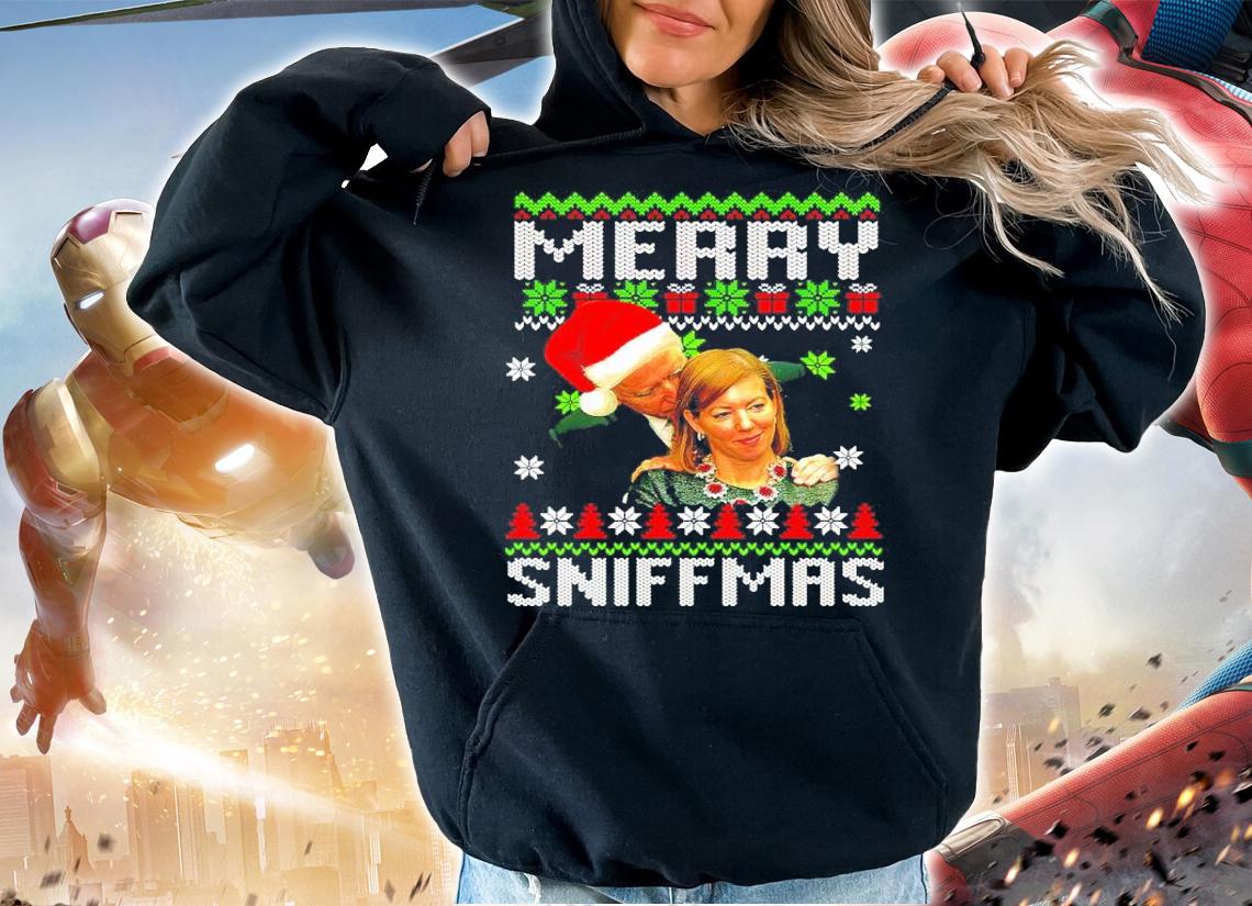 Joe Biden Merry Sniffmas Ugly Christmas Shirt