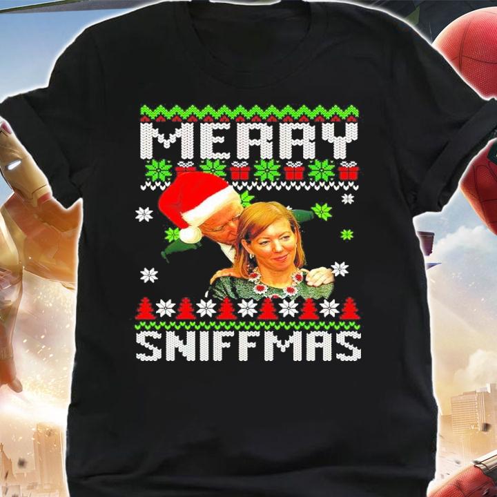 Joe Biden Merry Sniffmas Ugly Christmas Shirt
