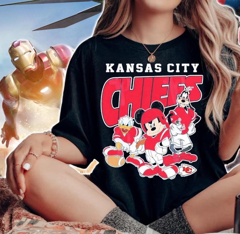 Kansas City Chiefs Disney Mickey Mouse Vintage NFL Shirt woman shirt