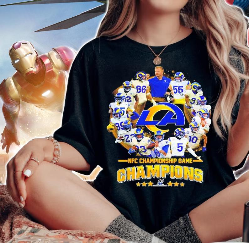 Los Angeles Rams NFC Championship Game Champions Shirt woman shirt