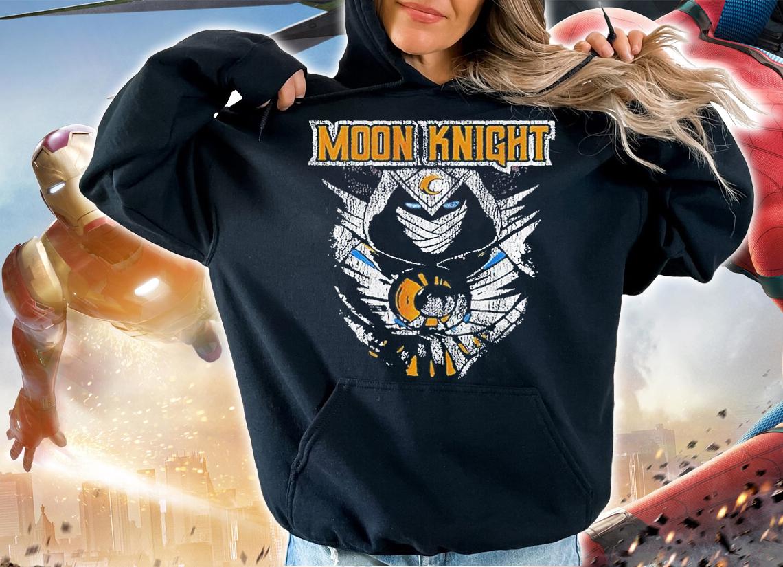 Marvel Moon Knight Distressed T-Shirt hoodie