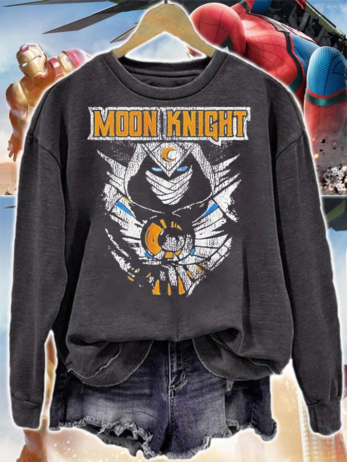 Marvel Moon Knight Distressed T-Shirt sweatshirt